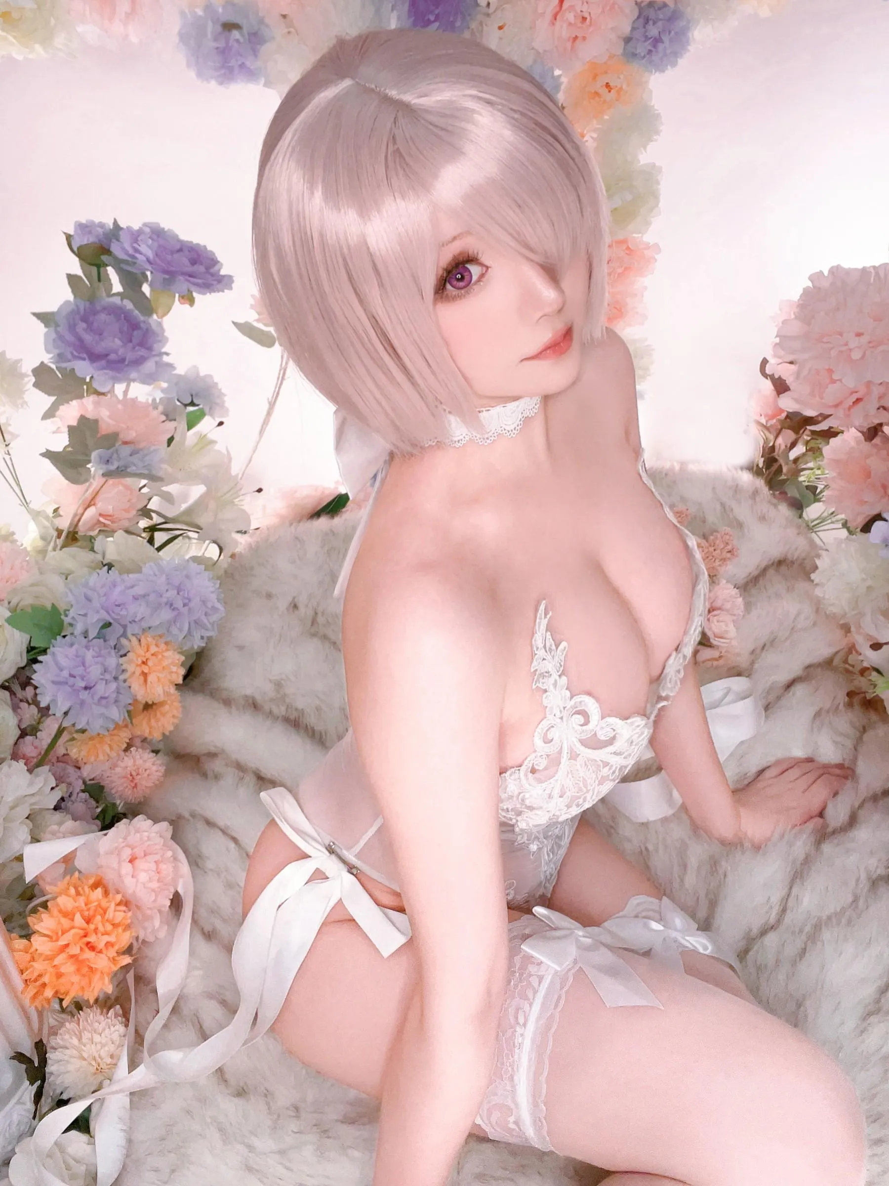 星之迟迟 – NO.141 FGO-玛修同人婚纱 [79P]插图6